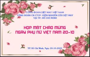 Họp mặt chào mừng Ngày Phụ Nữ Việt Nam (VTRSI)